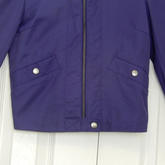 H&M Purple woman’s or junior’s Bomber Jacket in size 2 - Picture 2 of 14